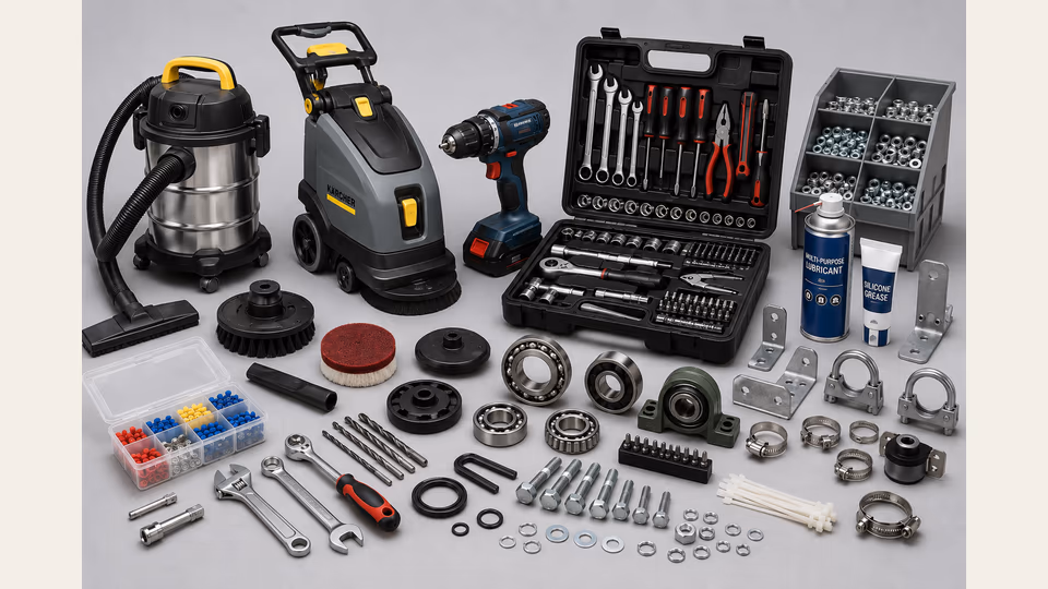 Hardware, Tools & Consumables category